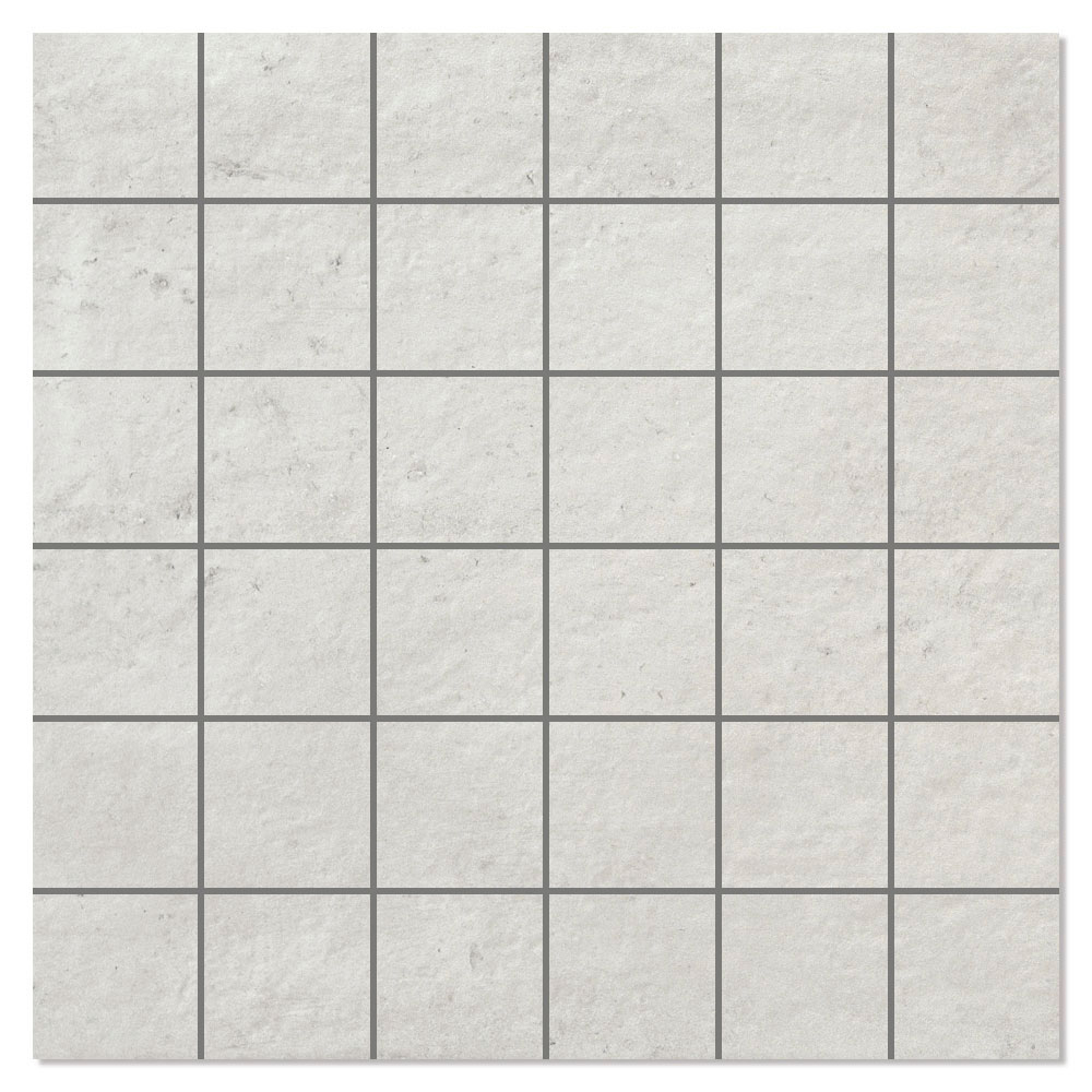 Mosaikkflis Zeed Lys Grå Matt 30x30 (5x5) cm